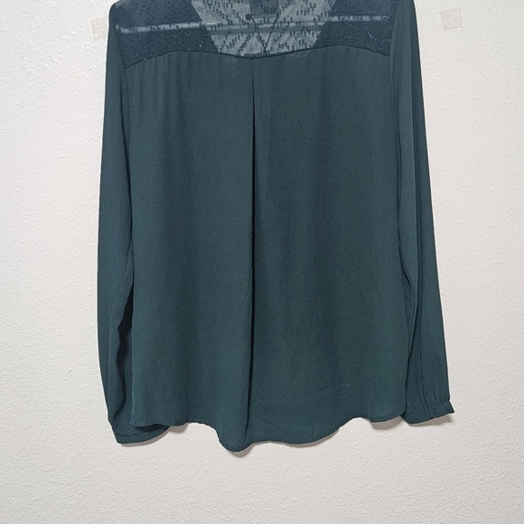 NWT Vero Moda green attitude sheer details too size large - Picture 10 of 16